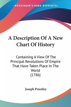 A Description Of A New Chart Of History - Priestley, Joseph