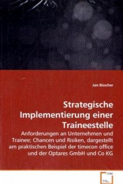 Cover Strategische Implementierung einer Traineestelle