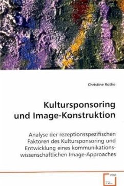 Kultursponsoring und Image-Konstruktion - Rothe, Christine