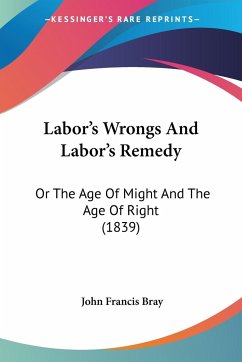 Labor's Wrongs And Labor's Remedy - Bray, John Francis