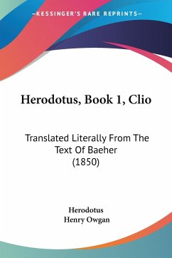 Herodotus, Book 1, Clio - Herodotus