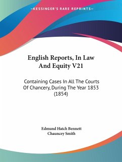 English Reports, In Law And Equity V21