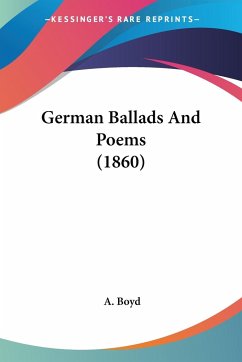 German Ballads And Poems (1860)