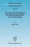 Die steuerliche Behandlung des Belegschaftsgeschäfts von Versicherungen.