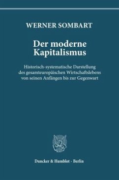 Cover Der moderne Kapitalismus.