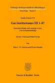 Gai Institutiones III 1 - 87.