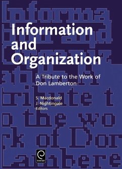 Information and Organization - Macdonald, S. / Nightingale, J. (eds.)