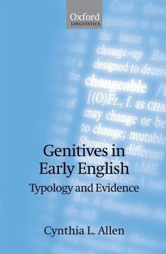 Genitives in Early English - Allen, Cynthia L