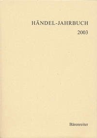 Händel-Jahrbuch / Händel-Jahrbuch - GeorgFriedrichHändelGesellschaft e. V., GeorgFriedrichHändelGesellschaft