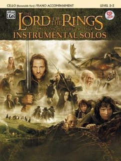 The Lord of the Rings Instrumental Solos for Strings: Cello (with Piano Acc.), Book & CD [With CD (Audio)] - Shore, Howard
