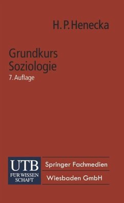 Grundkurs Soziologie - Henecka, Hans Peter