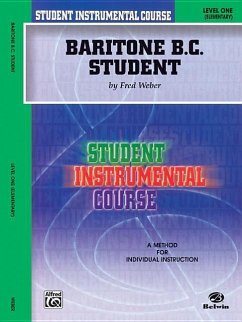 Student Instrumental Course Baritone (B.C.) Student - Weber, Fred