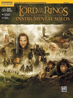 The Lord of the Rings Instrumental Solos for Strings: Violin (with Piano Acc.), Book & Online Audio/Software - Shore, Howard