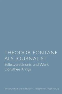 Cover Theodor Fontane als Journalist