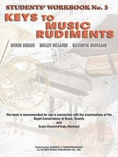 Keys to Music Rudiments - Berlin, Boris; Sclater, Molly; Sinclair, Kathryn