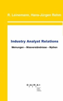 Industry Analyst Relations - Leinemann, Ralf;Rehm, Hans-Jürgen