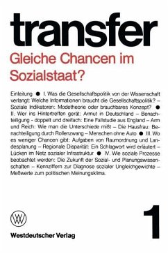 Gleiche Chancen im Sozialstaat? - Böhret, Carl;Brewer, Garry D.;Brunner, Ronald D.