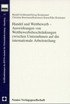 Cover Handel und Wettbewerb, Auswirkungen von Wettbewerbsbeschränkungen zwischen Unternehmen auf die internationale Arbeitsteilung