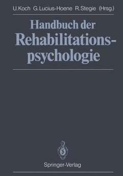 Handbuch der Rehabilitationspsychologie - Koch, Uwe