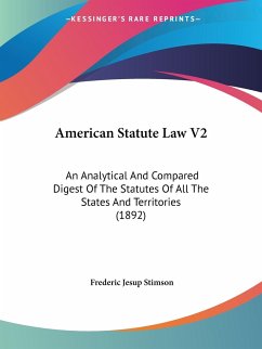 American Statute Law V2 - Stimson, Frederic Jesup