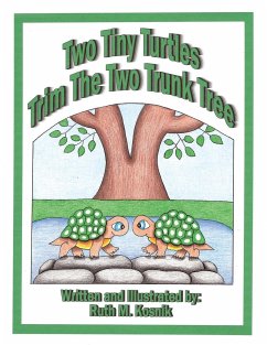 Two Tiny Turtles Trim The Two Trunk Tree