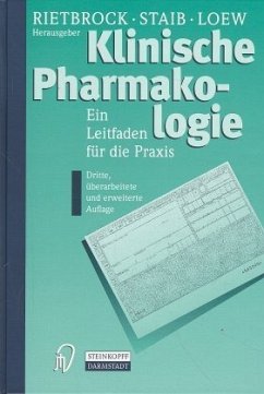 Klinische Pharmakologie - Rietbrock, Norbert/ Staib, A. Horst/ Lowe, Dieter