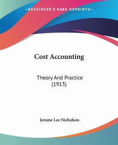Cost Accounting - Nicholson, Jerome Lee