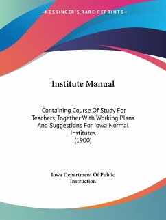 Institute Manual - Iowa Department Of Public Instruction