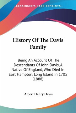 History Of The Davis Family - Davis, Albert Henry