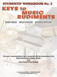 Keys to Music Rudiments - Berlin, Boris; Sclater, Molly; Sinclair, Kathryn