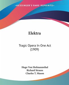 Elektra - Hofmannsthal, Hugo Von