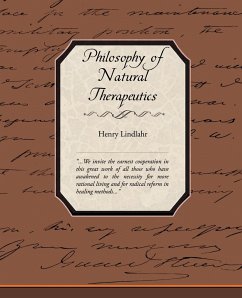 Philosophy of Natural Therapeutics