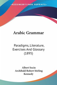 Arabic Grammar - Socin, Albert