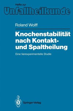 Cover Knochenstabilität nach Kontakt- und Spaltheilung