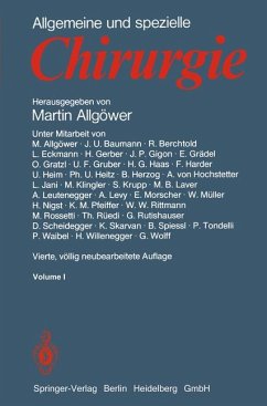 Allgemeine und spezielle Chirurgie. - Allgöwer, Martin