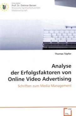 Analyse der Erfolgsfaktoren von Online Video Advertising - Töpfer, Thomas