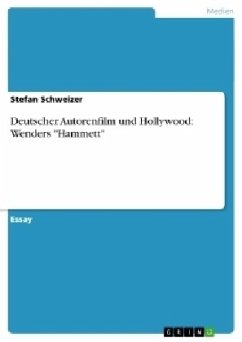 Deutscher Autorenfilm und Hollywood: Wenders &quote;Hammett&quote;