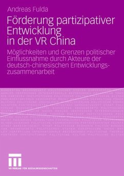 Förderung partizipativer Entwicklung in der VR China - Fulda, Andreas