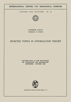 Selected Topics in Information Theory - Longo, G.