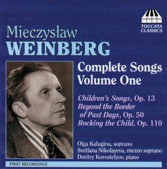 Weinberg Complete Songs Vol.1 - Kalugina,Olga/Nikolayeva,Svetlana/Korostelyov