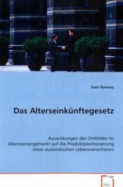 Cover Das Alterseinkünftegesetz