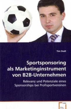 Sportsponsoring als Marketinginstrument vonB2B-Unternehmen - Dodt, Tim