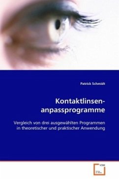 Kontaktlinsenanpassprogramme - Schmidt, Patrick