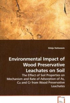 Environmental Impact of Wood Preservative Leachateson Soil - Stefanovic, Silvija