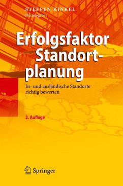 Erfolgsfaktor Standortplanung - Kinkel, Steffen (Hrsg.)