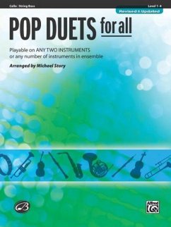 Cover Pop Duets for All: Cello/String Bass, Level 1-4