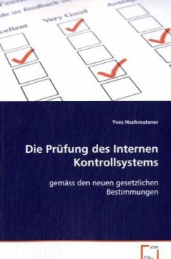 Die Prüfung des Internen Kontrollsystems - Hochreutener, Yves