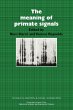 The Meaning of Primate Signals - Bild 1