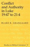 Conflict and Authority in Luke 19:47 to 21:4