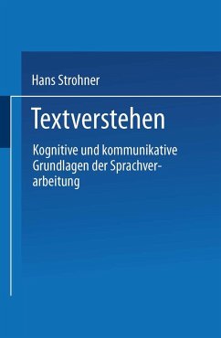 Textverstehen - Strohner, Hans